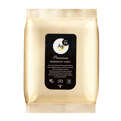 エージーデオ２４　プレミアムデオドラント　シャワーシート（無香性）３０（医薬部外品）