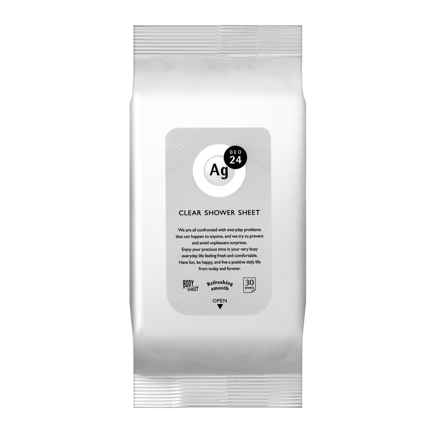 エージー２４　クリアシャワーシートｎ（無香性）３０