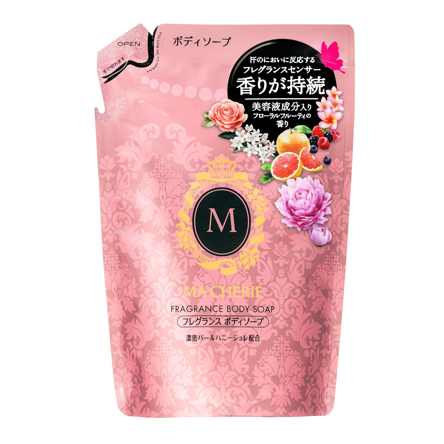 マシェリ　フレグランス　ボディソープ　つめかえ用　ｆ