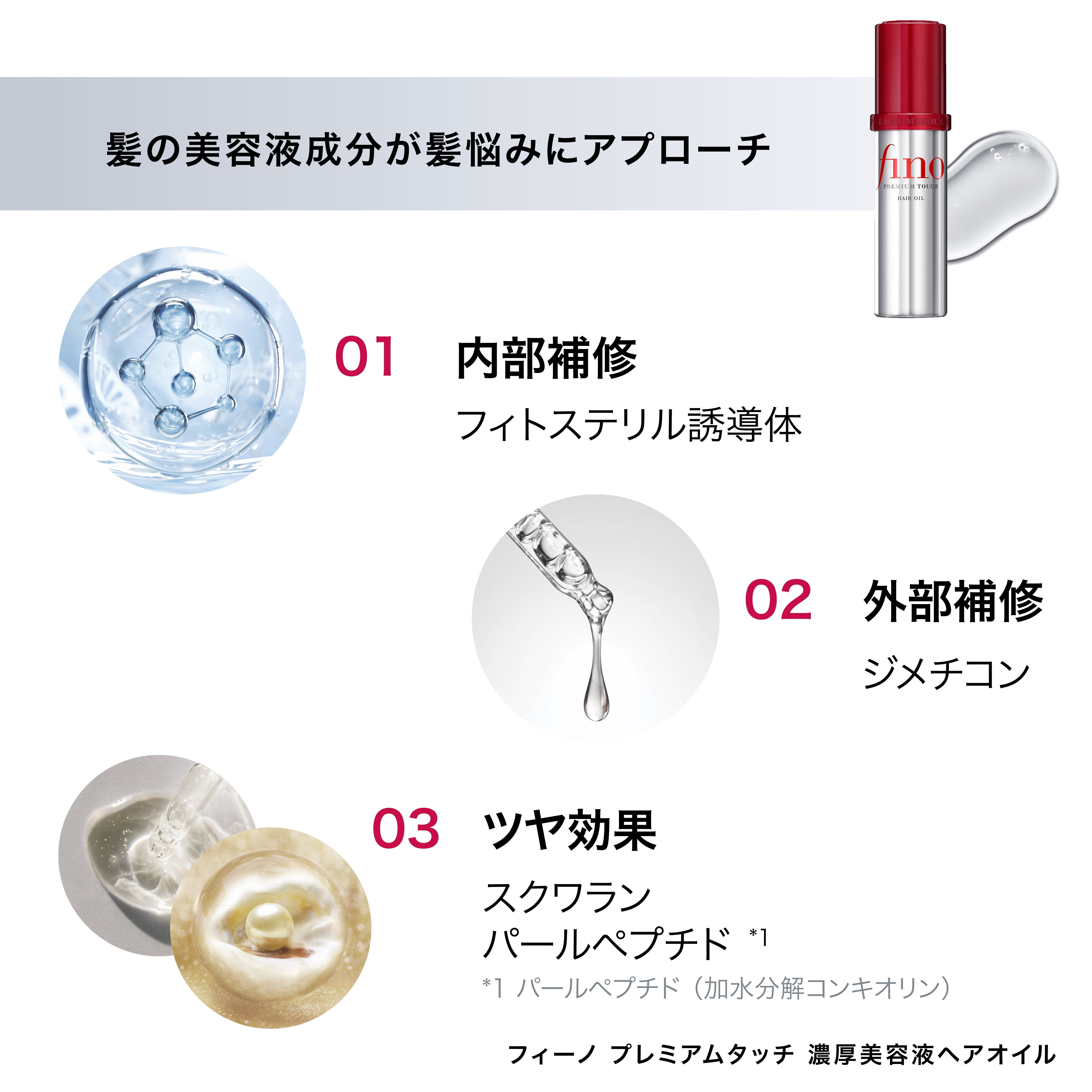 フィーノ プレミアムタッチ 濃厚美容液ヘアオイル f – FineToday