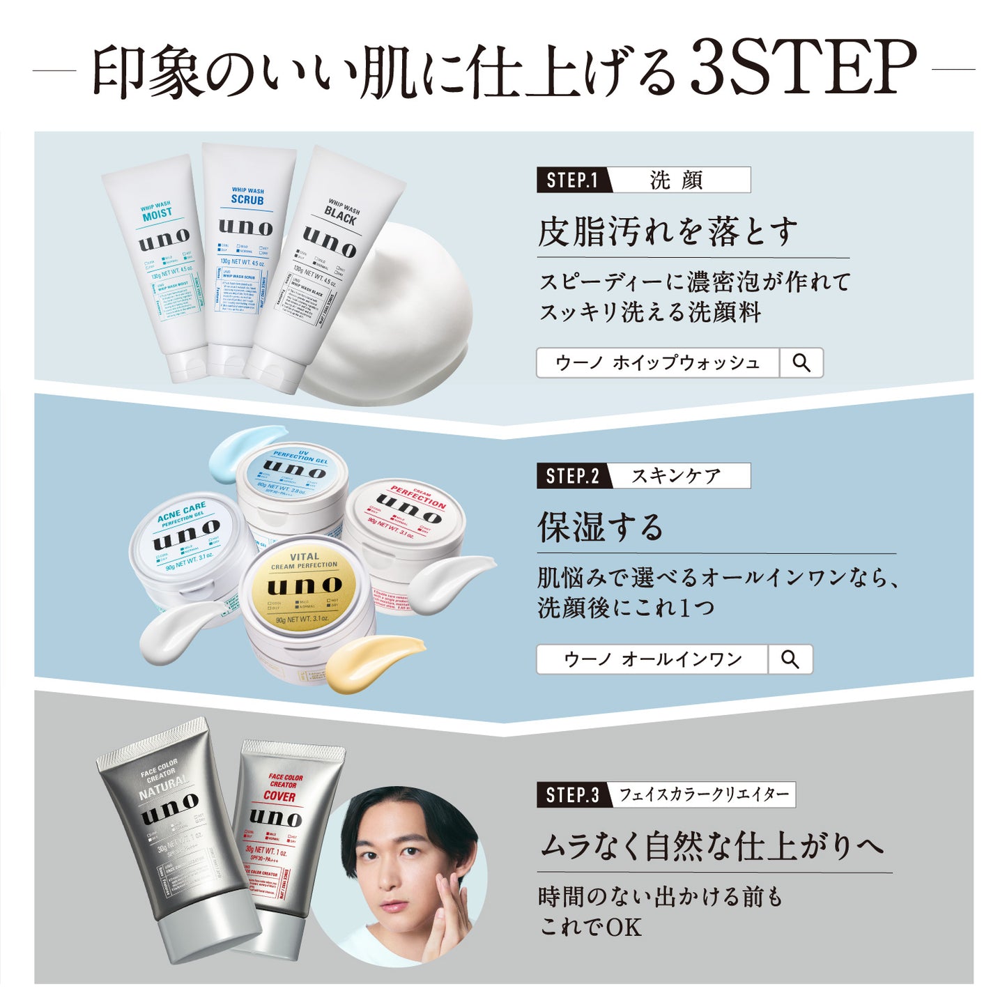 UNO（ウーノ）ホイップスピーディー（泡洗顔）　詰め替え用